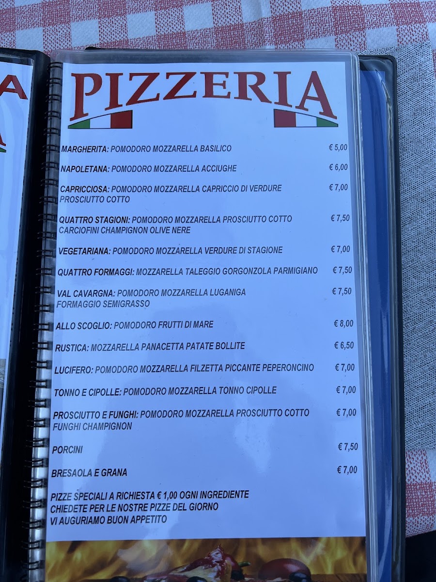 Antica Trattoria dei Baroni Photo Menu 1