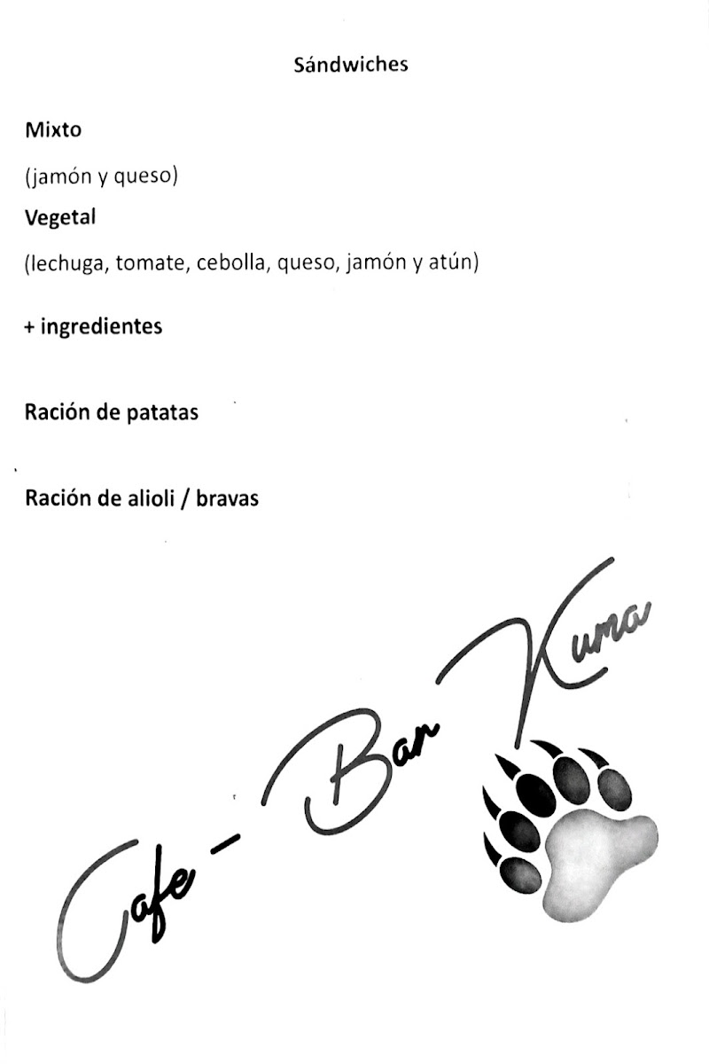 cafe-bar kuma Photo Menu 2