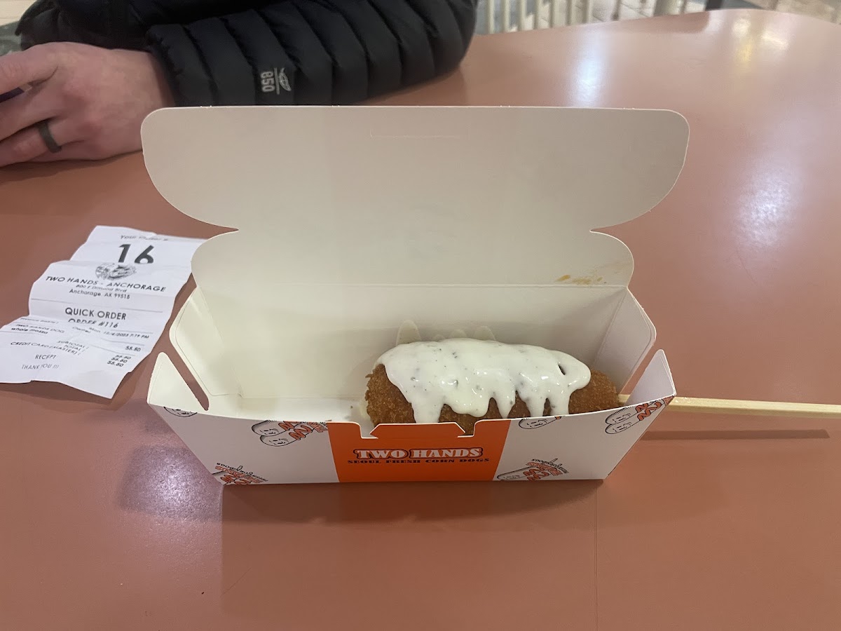 Two Hands Corn Dogs Photo 8