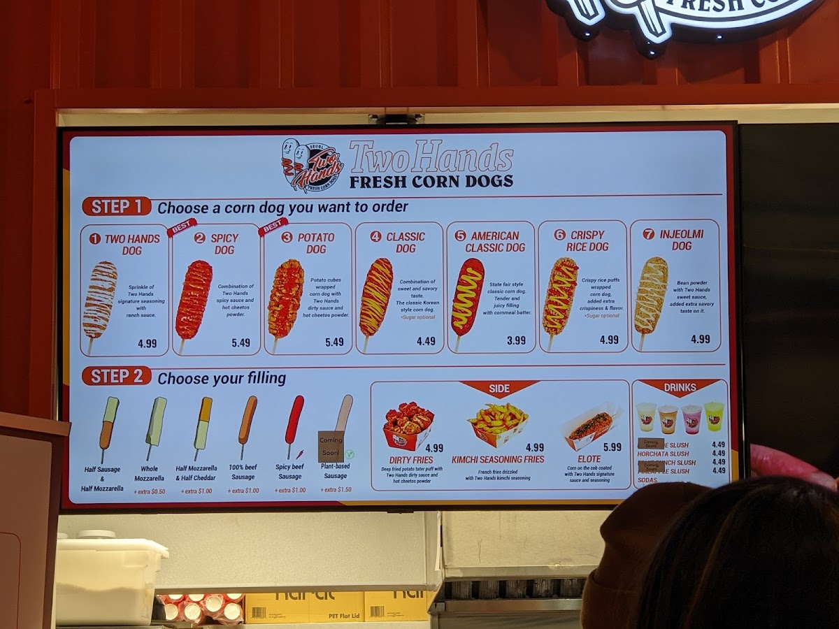 Two Hands Corn Dogs Photo Menu 1