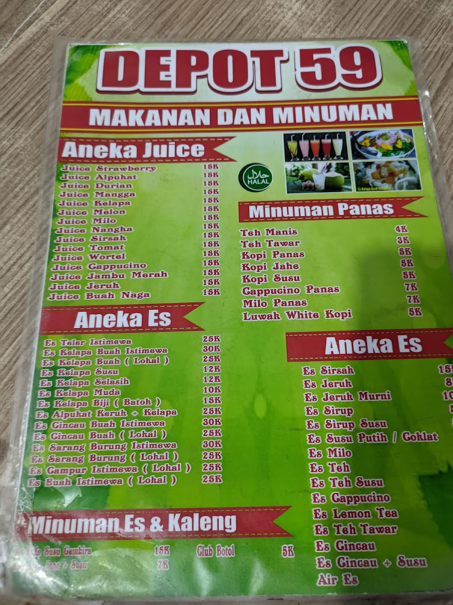 59 CAFE & RESTO Photo Menu 3