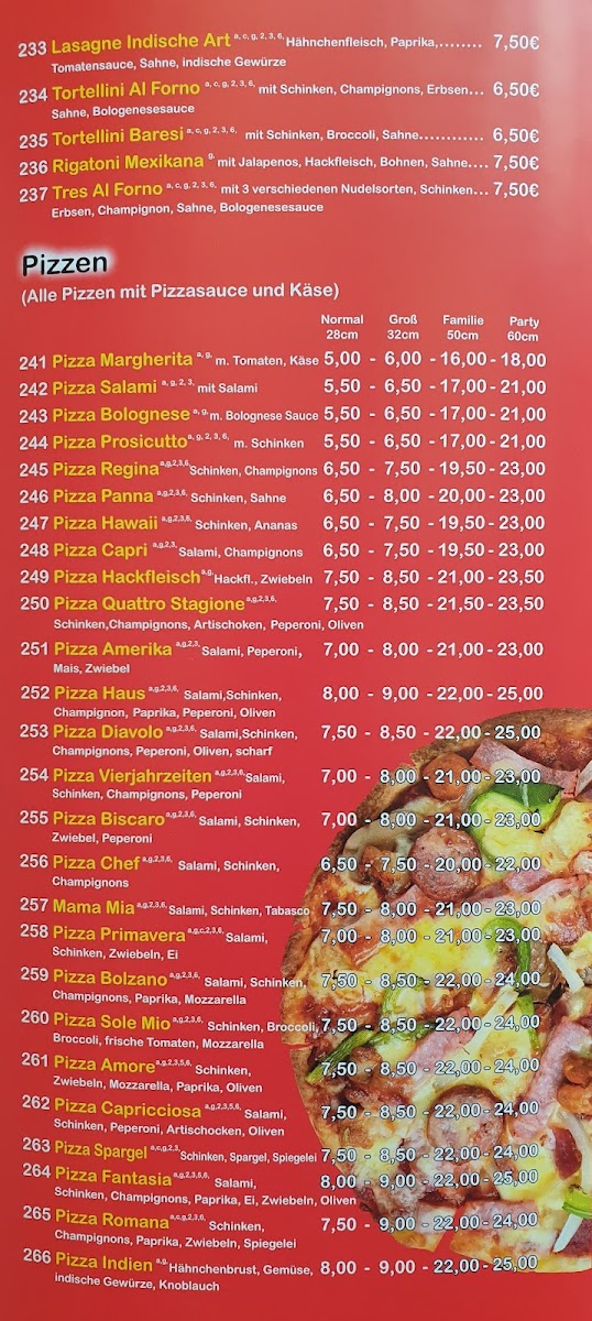 Pizza Haus Landau Photo Menu 2