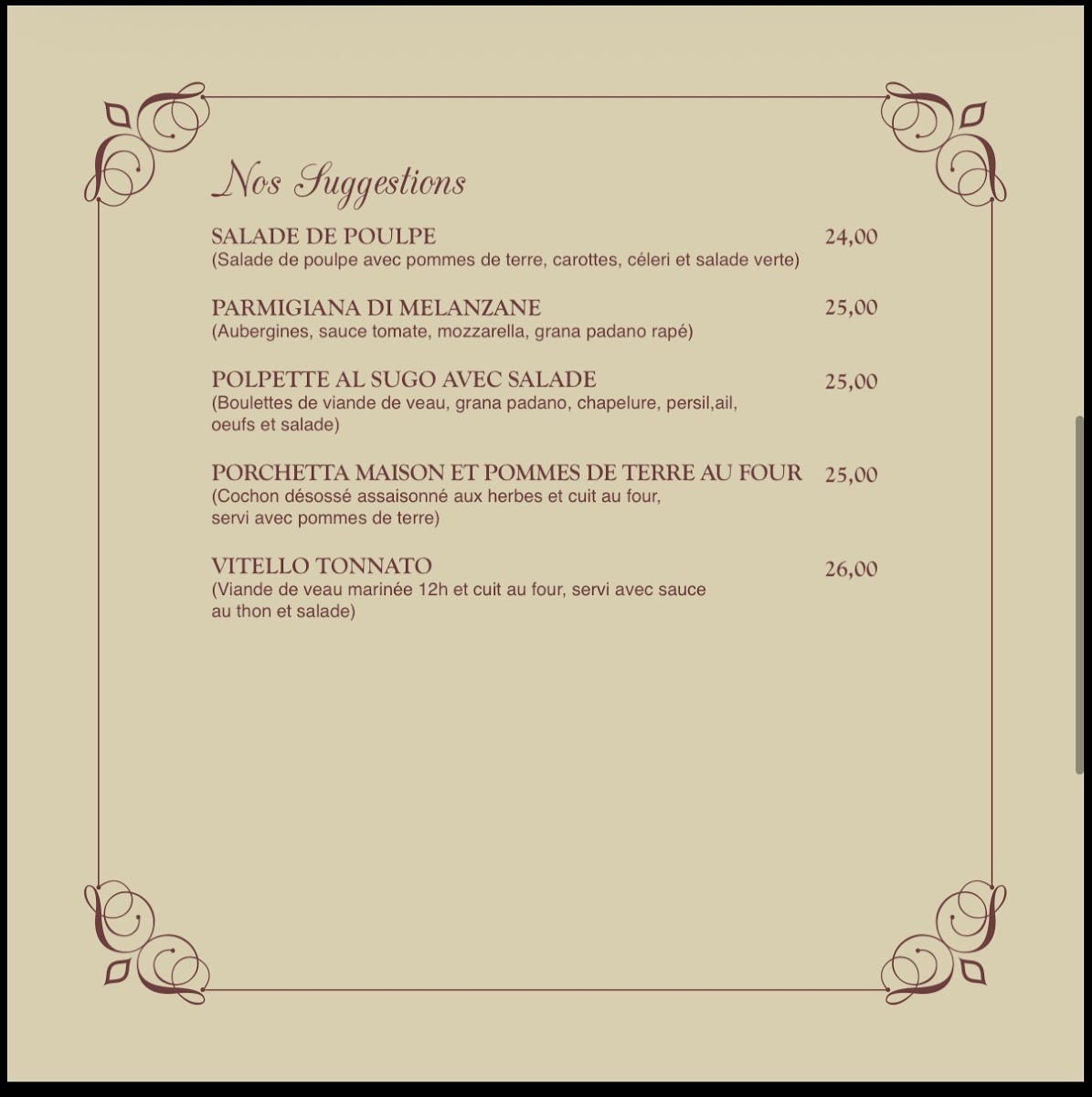 Morena Bar Photo Menu 10