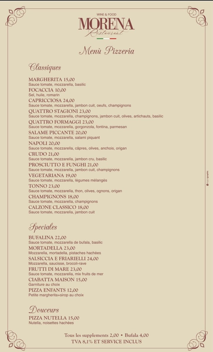 Morena Bar Photo Menu 2