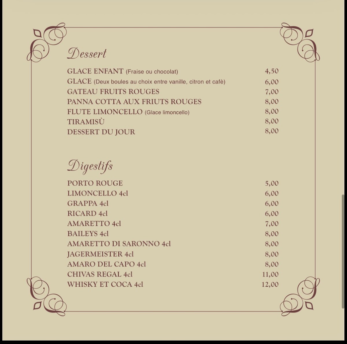 Morena Bar Photo Menu 4