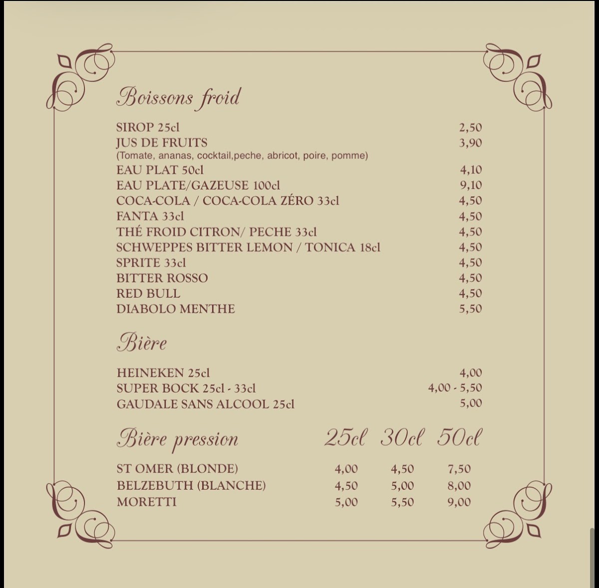 Morena Bar Photo Menu 5