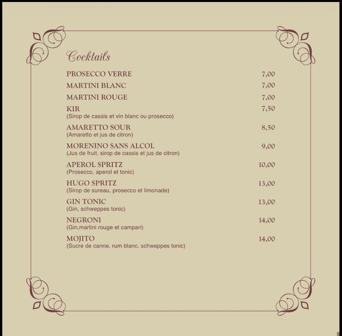 Morena Bar Photo Menu 7