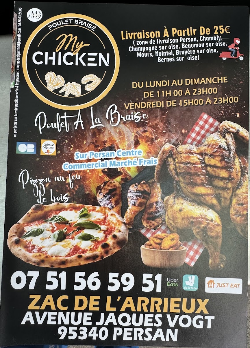 My Chicken Photo Menu 4