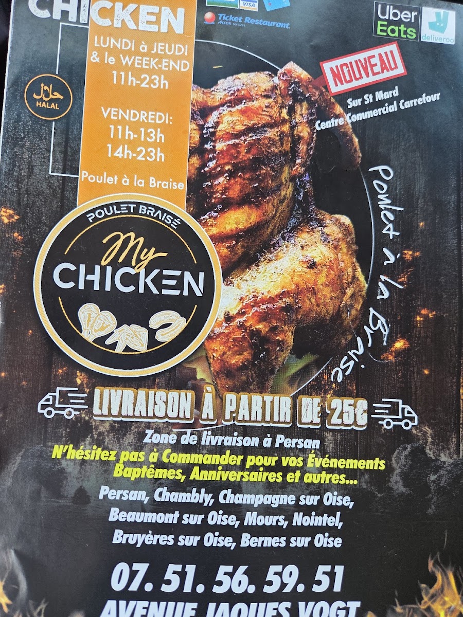 My Chicken Photo Menu 7