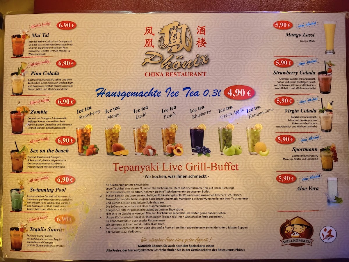 China-Restaurant Phönix Buffet Photo Menu 3