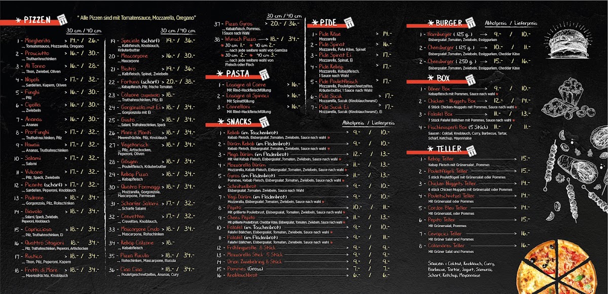 Fortuna Pizzakurier Photo Menu 1