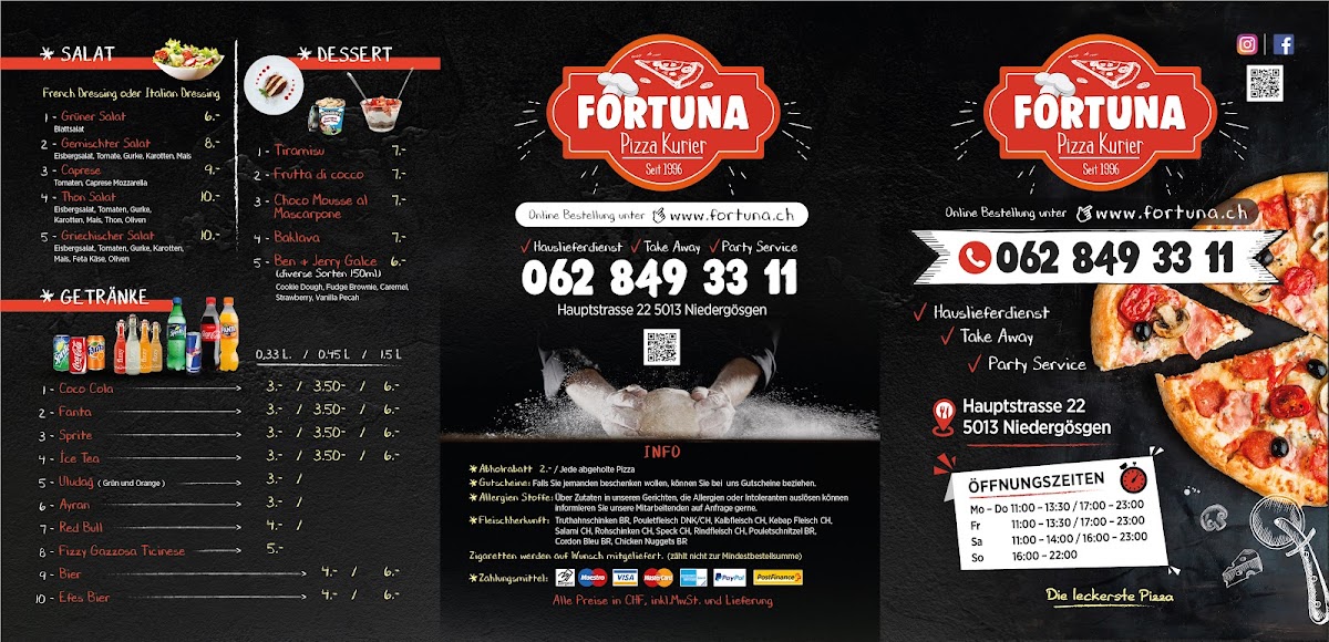 Fortuna Pizzakurier Photo Menu 2