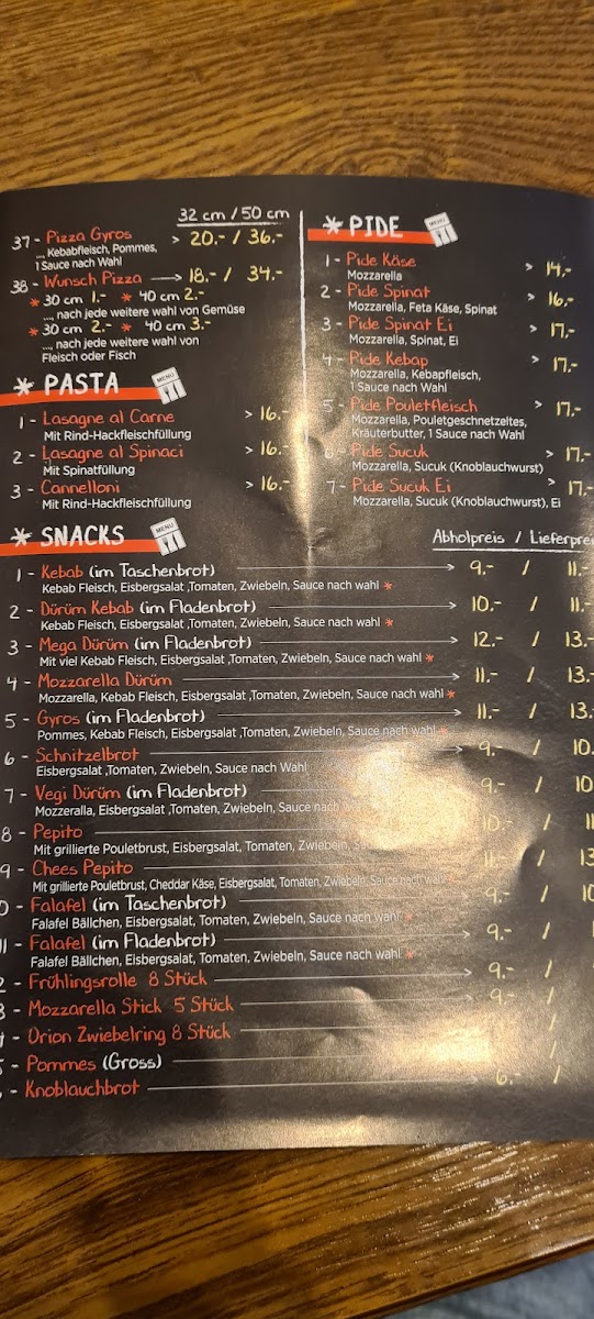 Fortuna Pizzakurier Photo Menu 3