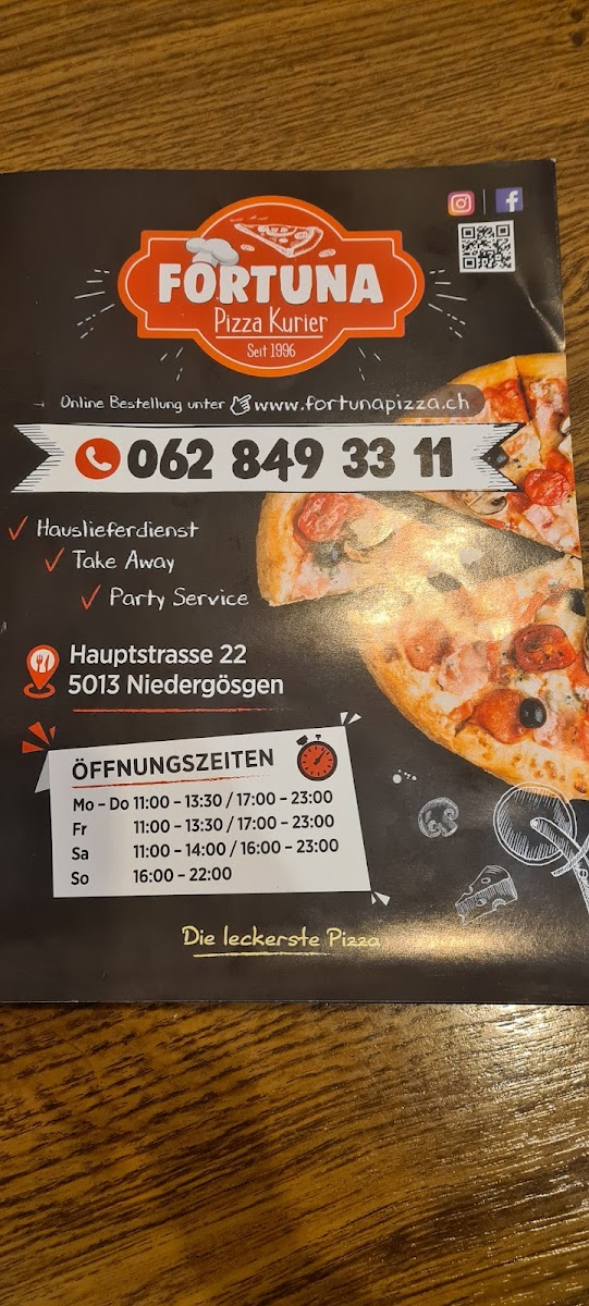 Fortuna Pizzakurier Photo Menu 5