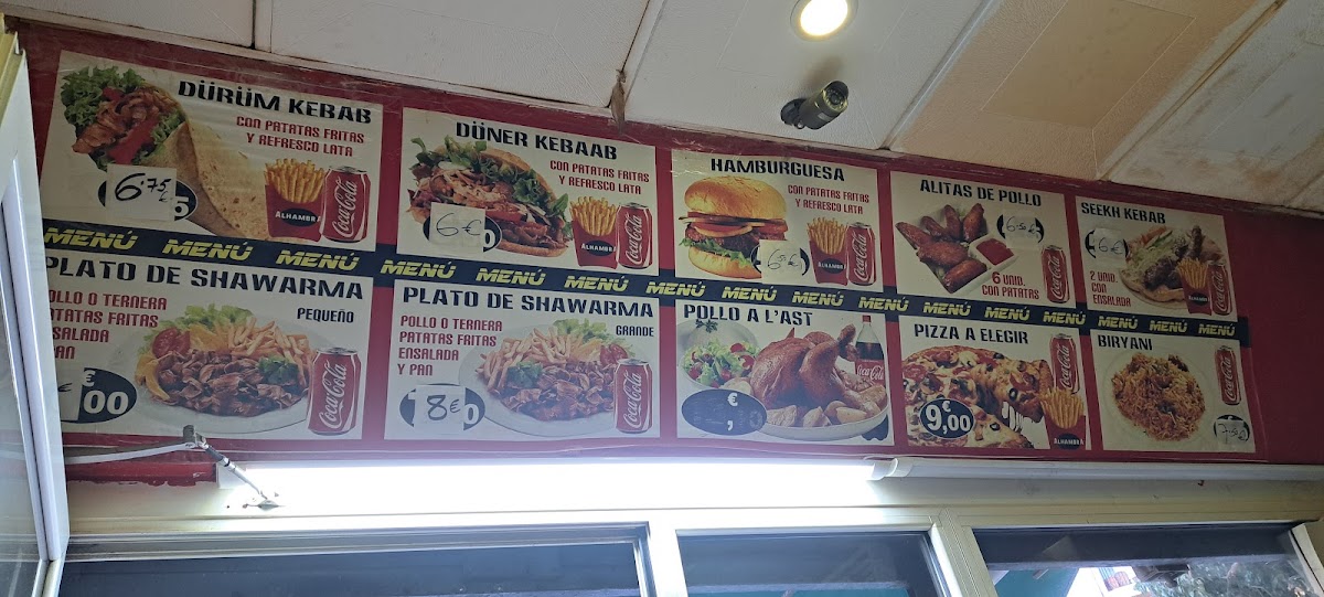 Alhambra kebab house Photo Menu 1