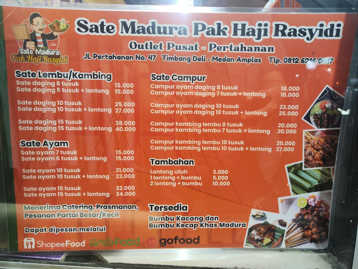 Sate Madura H. Rasyidi Photo Menu 1