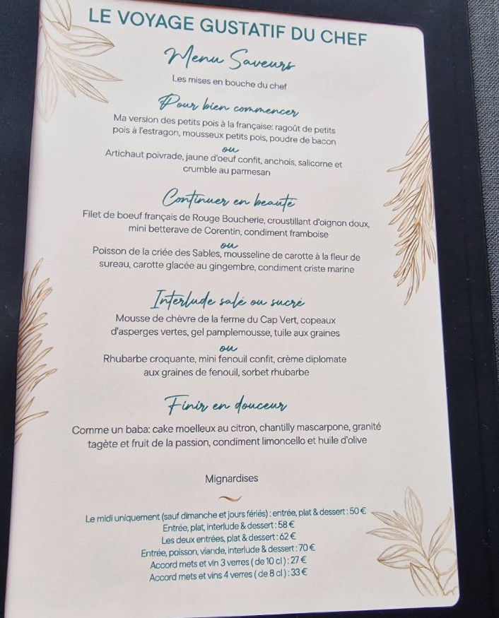 Le Quai des Saveurs Photo Menu 3