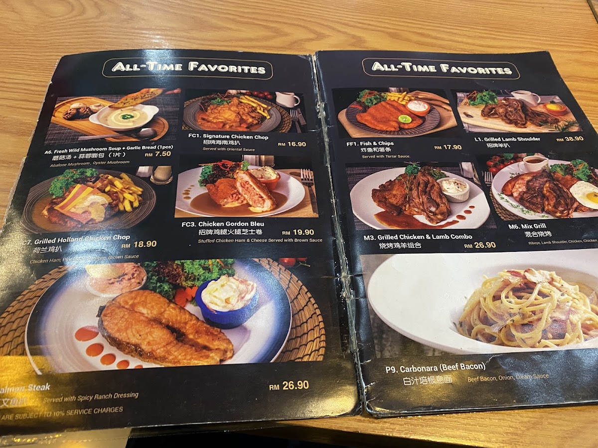 James Foo Western Food Kulim Outlet Photo Menu 8