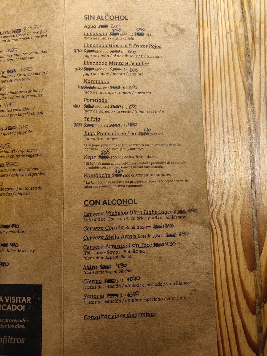 De a Deveras Mercado y Café Photo Menu 3