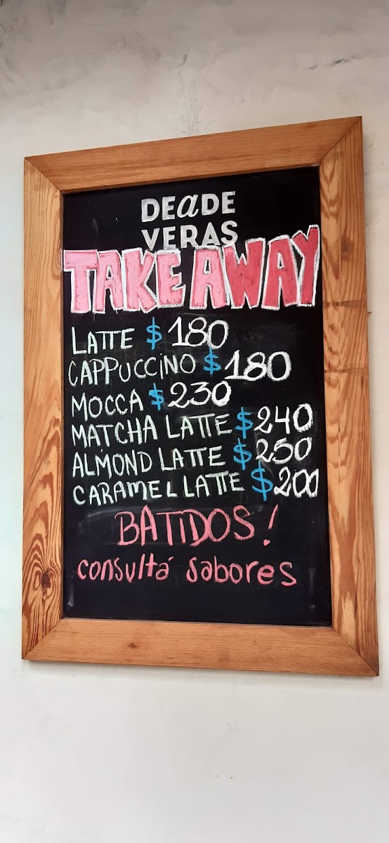 De a Deveras Mercado y Café Photo Menu 8