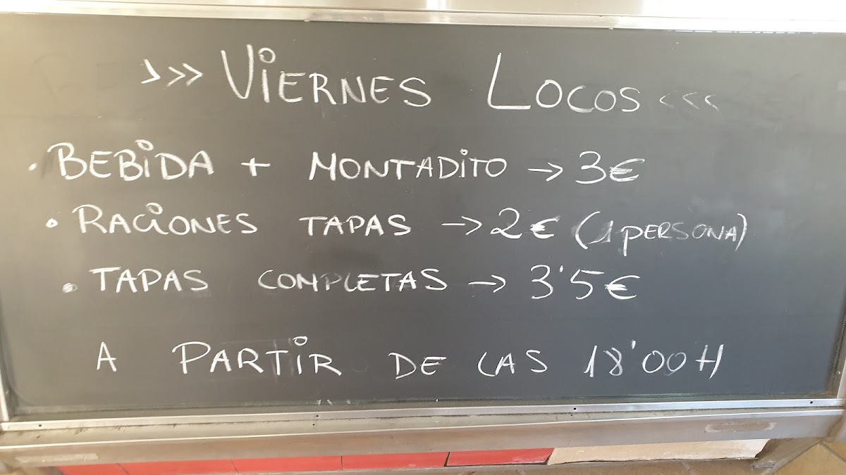 Bar-Restaurante Villahermosa Photo Menu 1