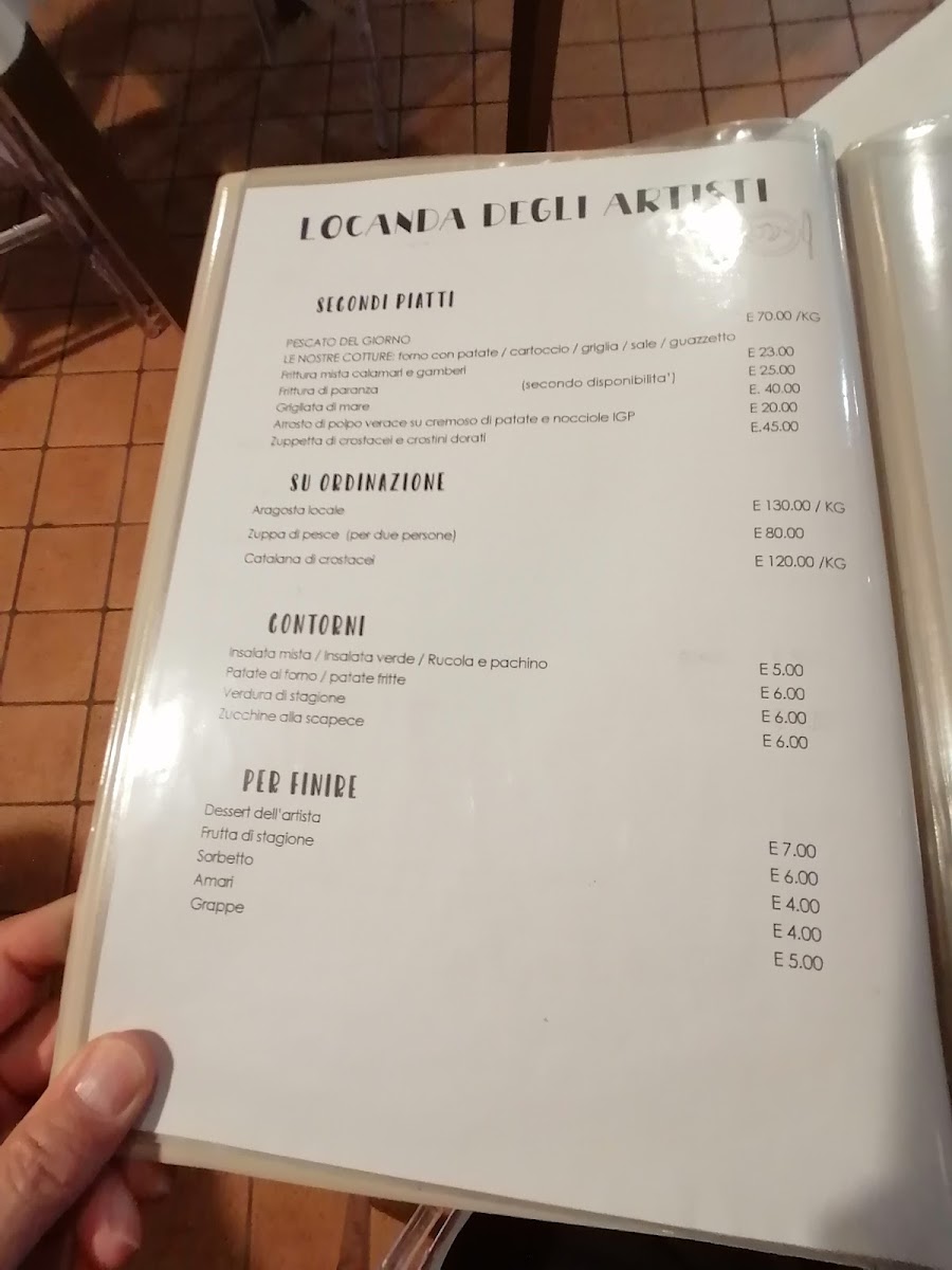 Locanda Degli Artisti Photo Menu 6