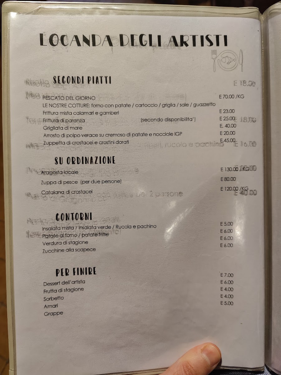 Locanda Degli Artisti Photo Menu 8