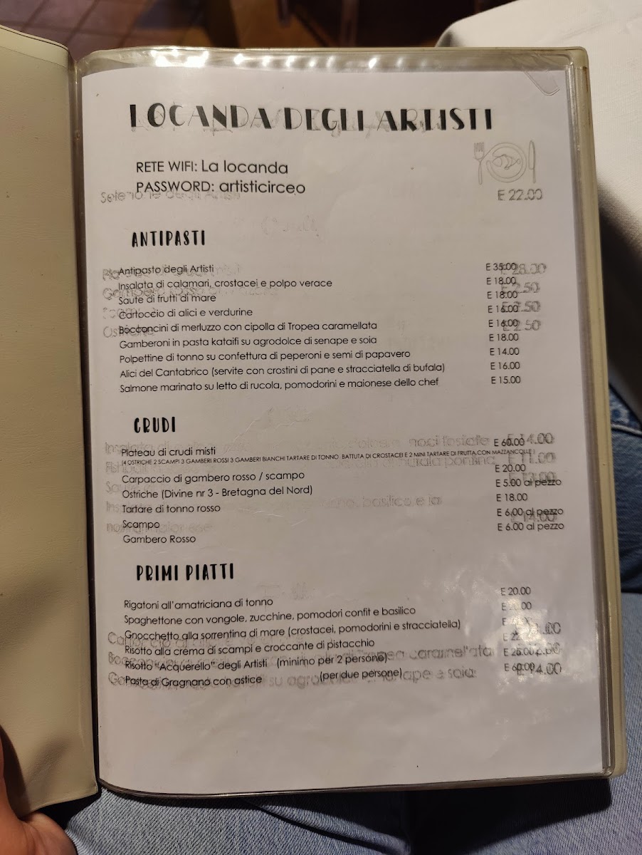 Locanda Degli Artisti Photo Menu 9