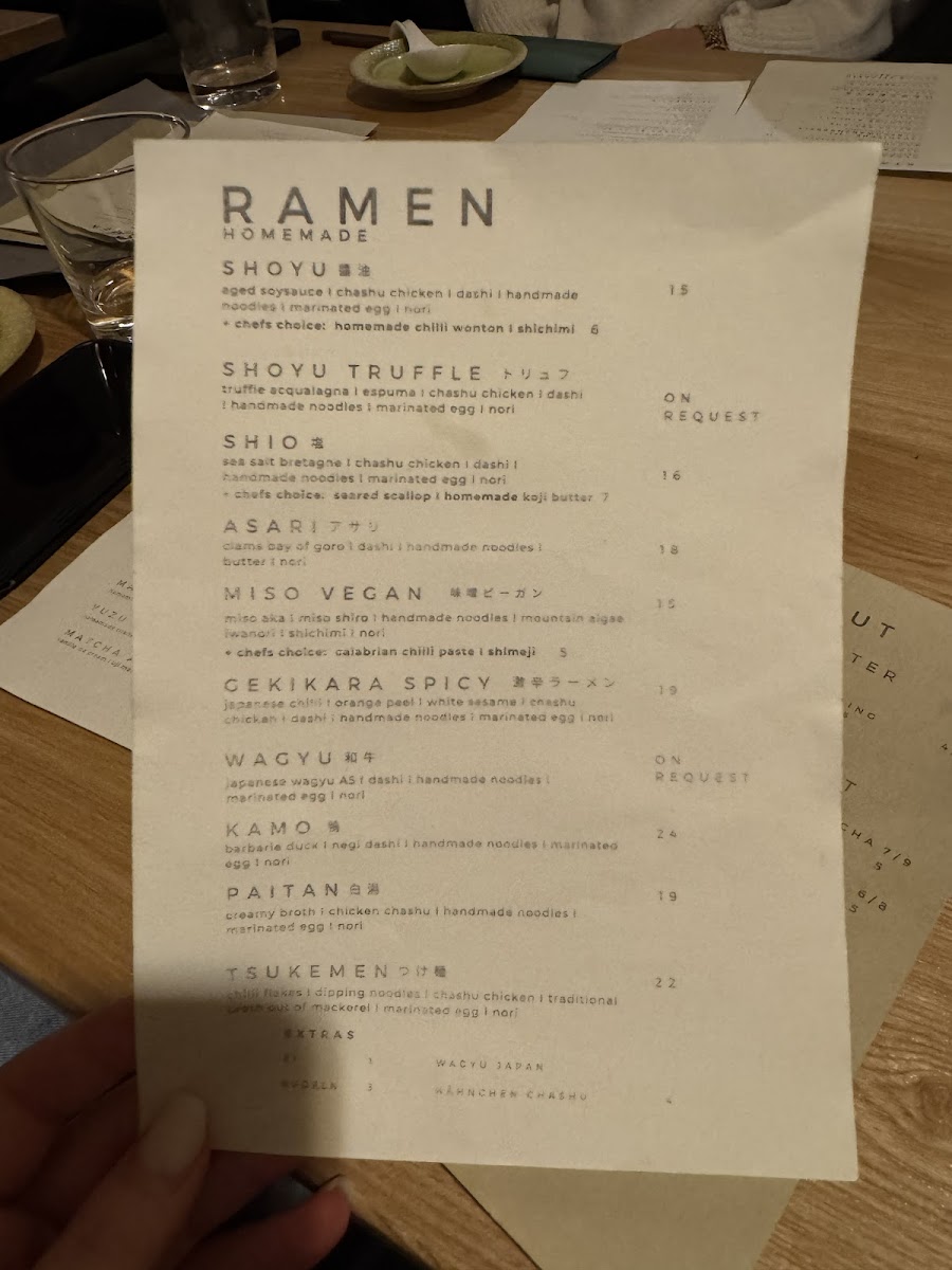 Fukagawa Ramen Photo Menu 3