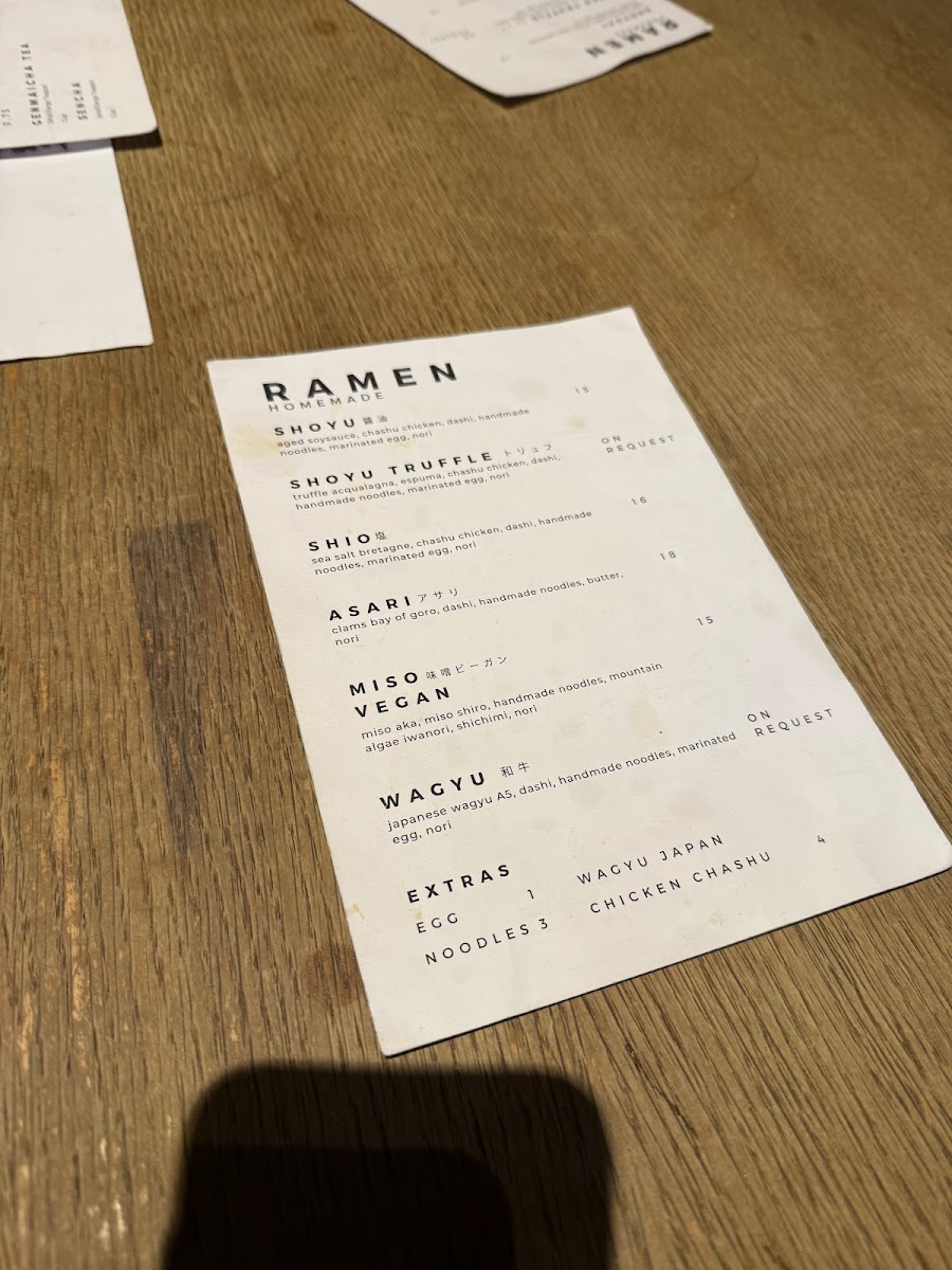 Fukagawa Ramen Photo Menu 4
