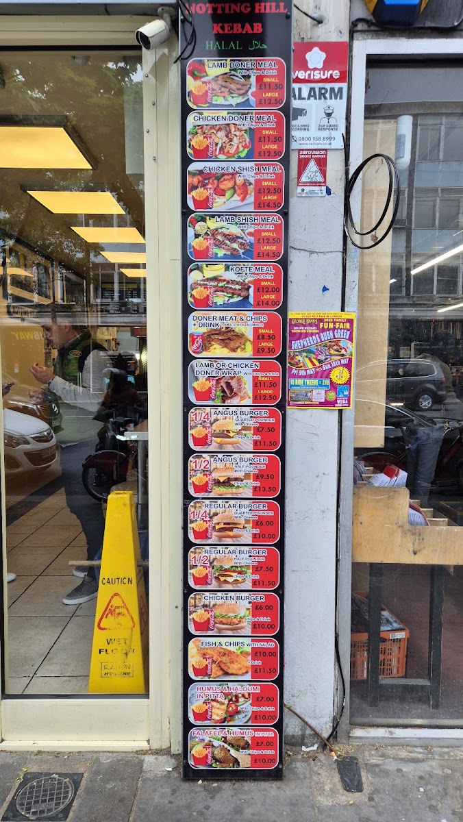 Notting Hill Kebab London Photo Menu 10