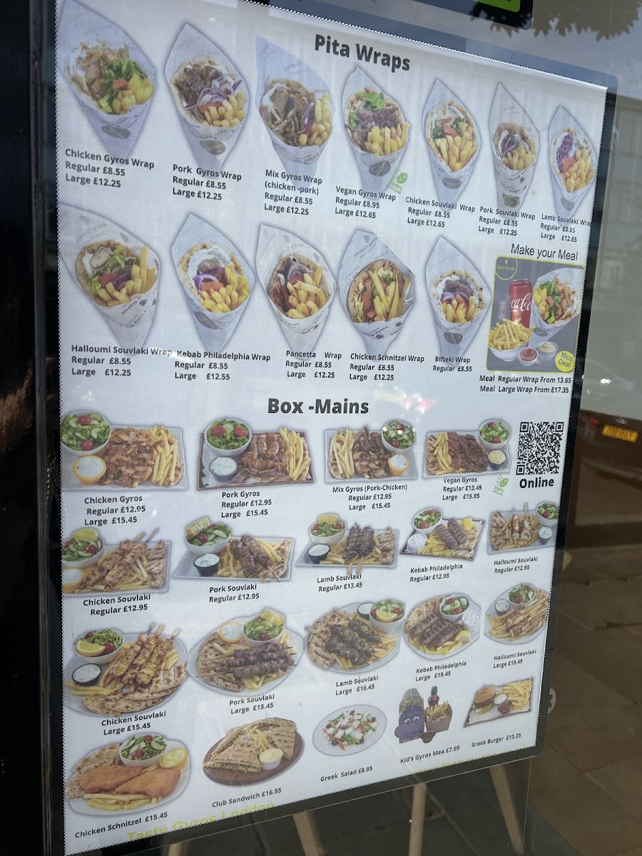 Notting Hill Kebab London Photo Menu 4