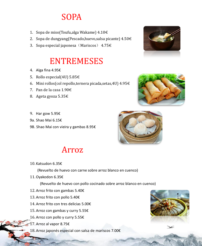 Oishi Restaurante Japones Photo Menu 4