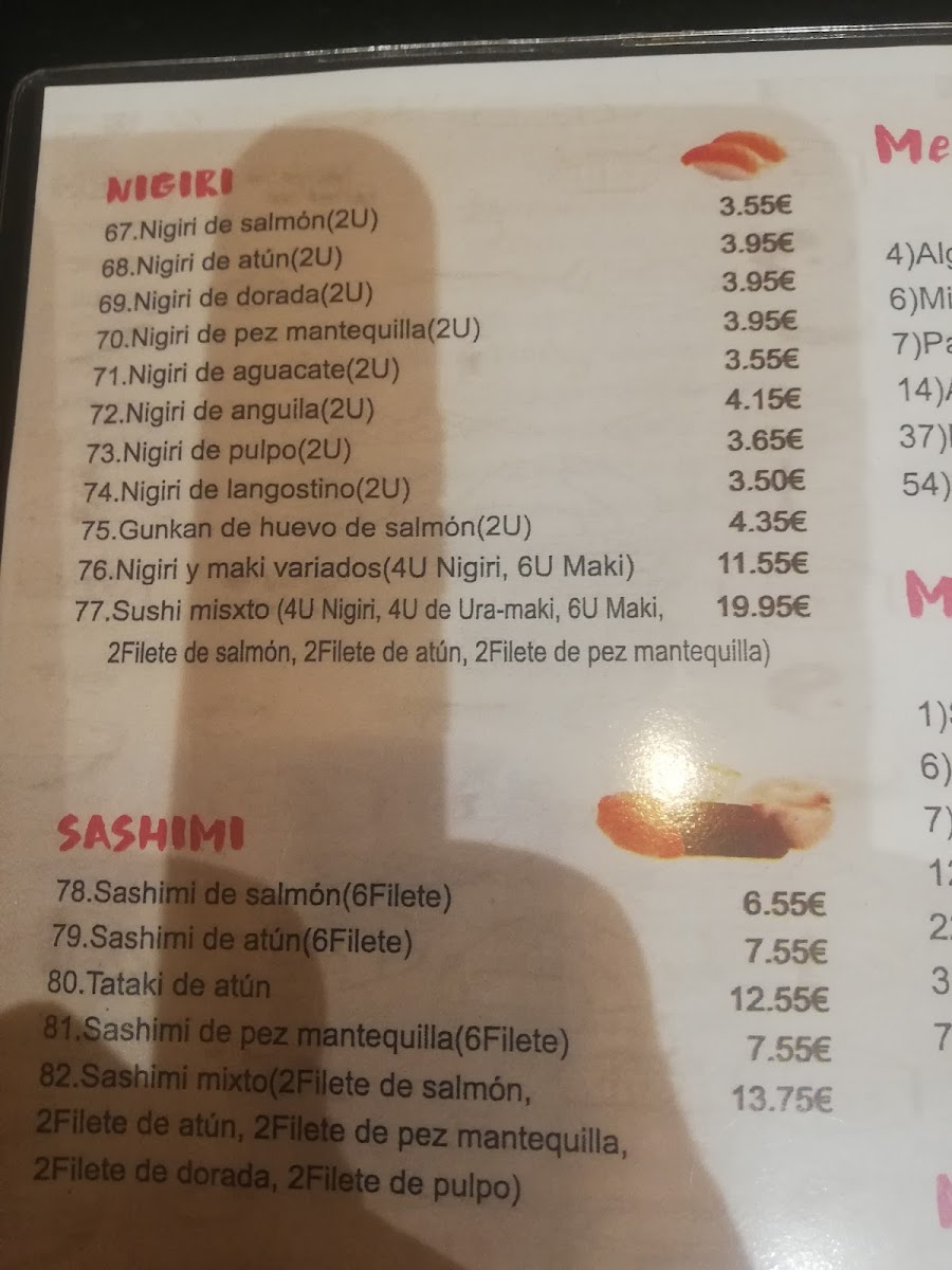 Oishi Restaurante Japones Photo Menu 6