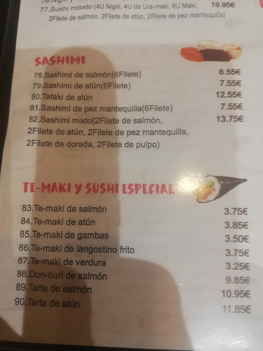 Oishi Restaurante Japones Photo Menu 7