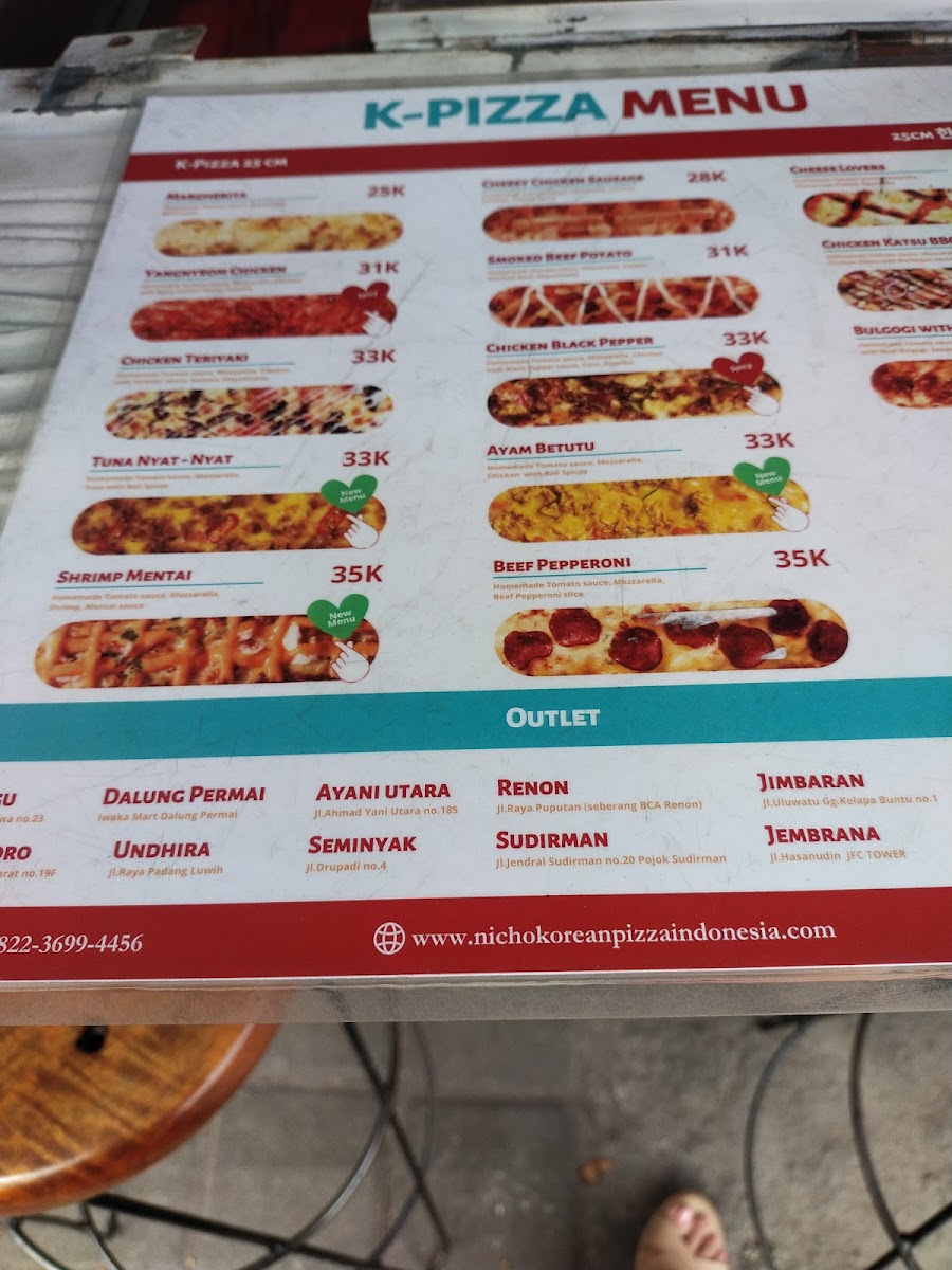 Nicho Korean Pizza Marlboro Photo Menu 3