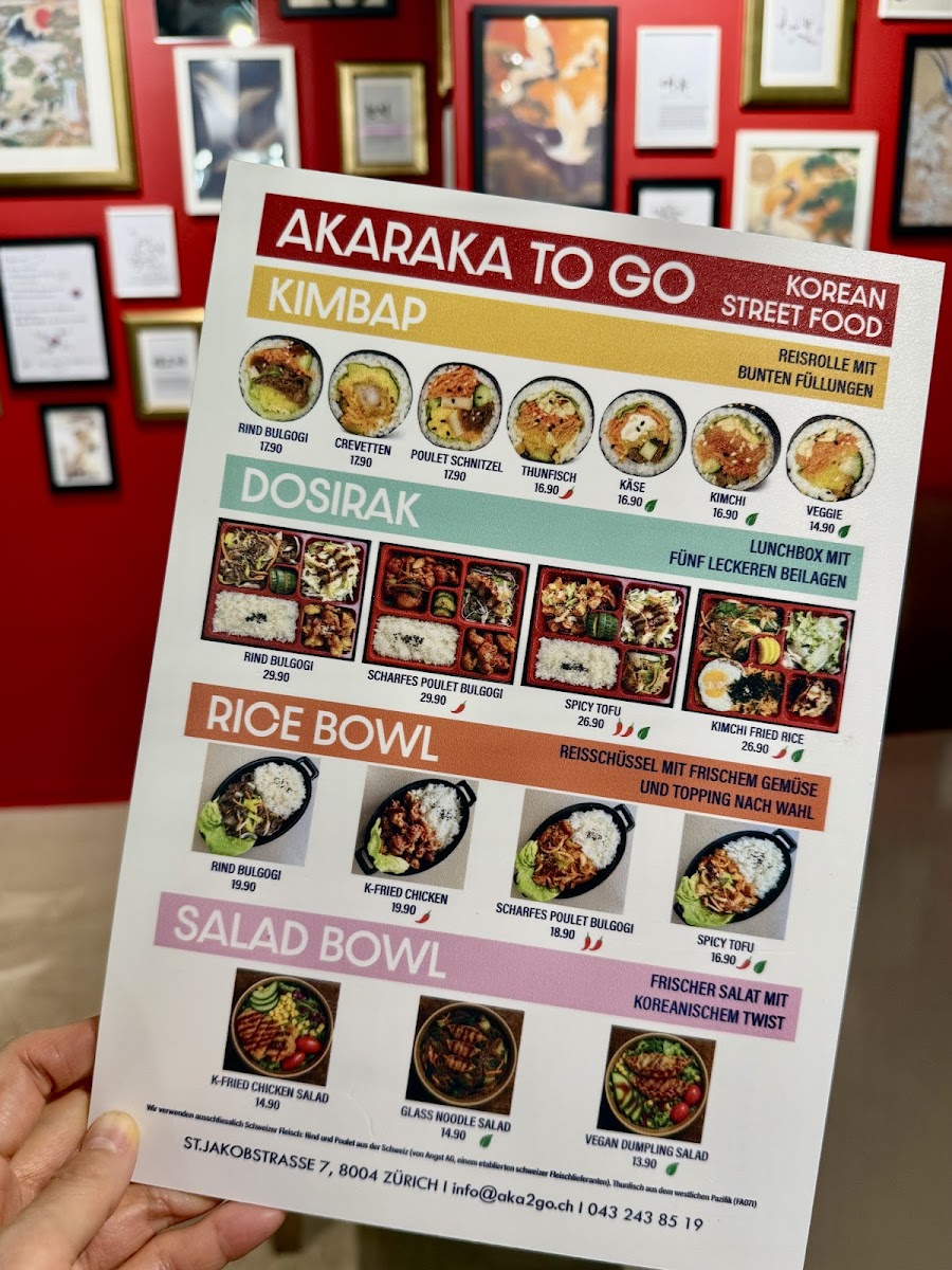 AkarakaToGo&Restaurant Photo Menu 3