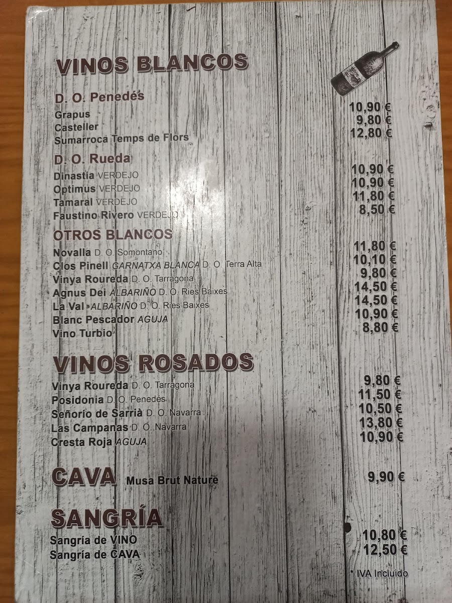 Trentavuit Torredembarra Photo Menu 1