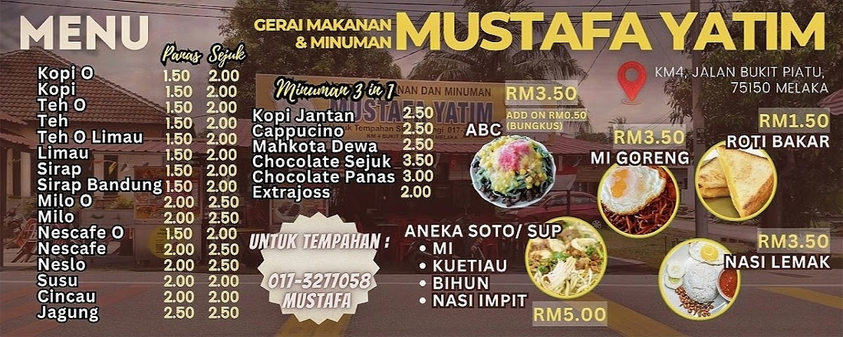 Gerai Mustafa Yatim Bukit Piatu Photo Menu 2