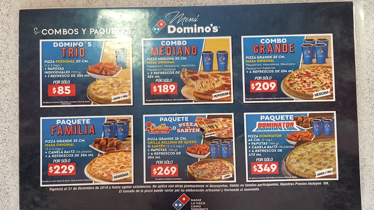 Domino's Pizza Polifórum Photo Menu 1