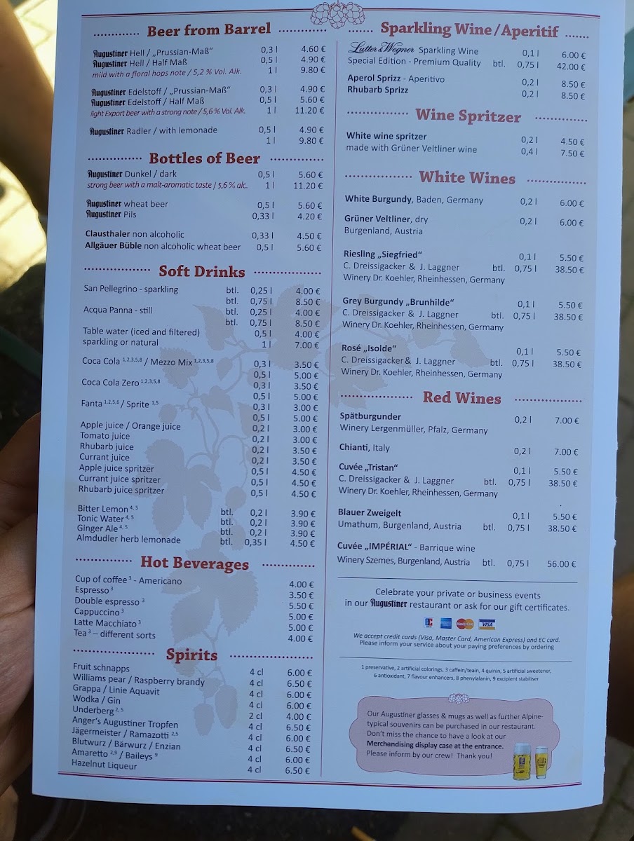 Augustiner Potsdam Photo Menu 7