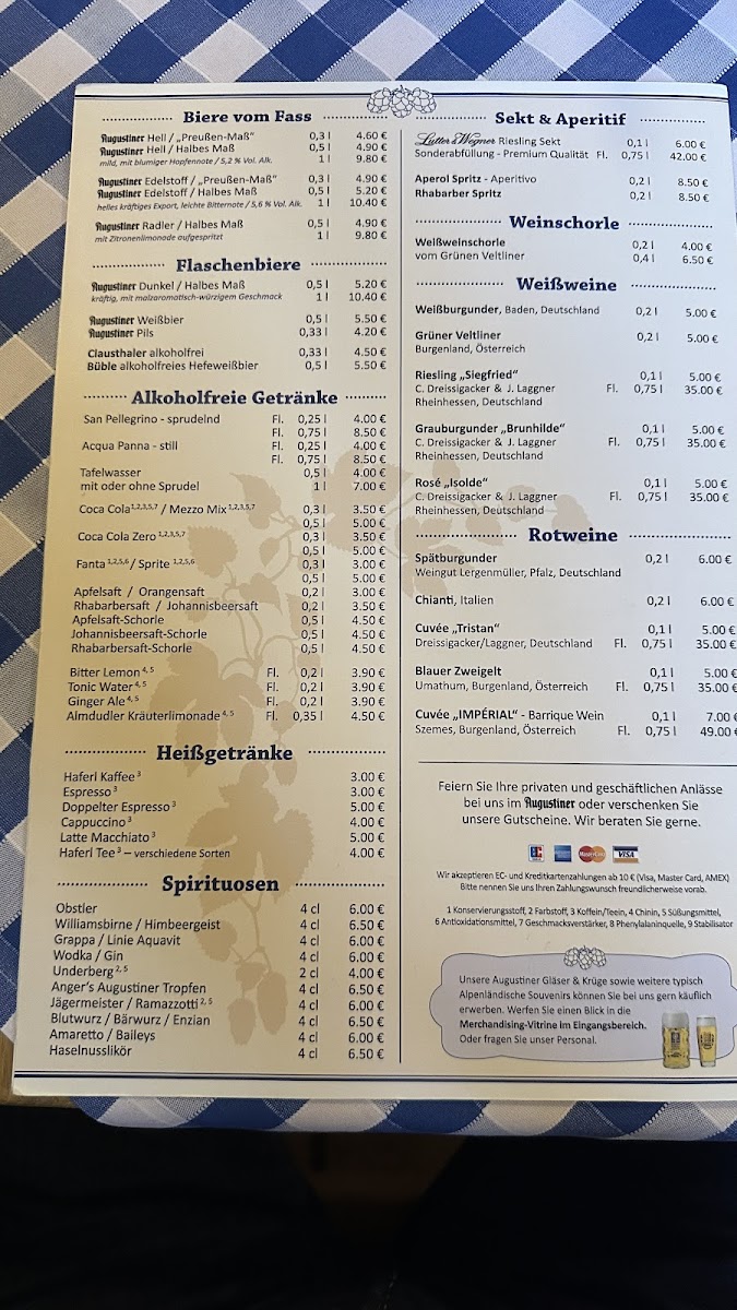 Augustiner Potsdam Photo Menu 9