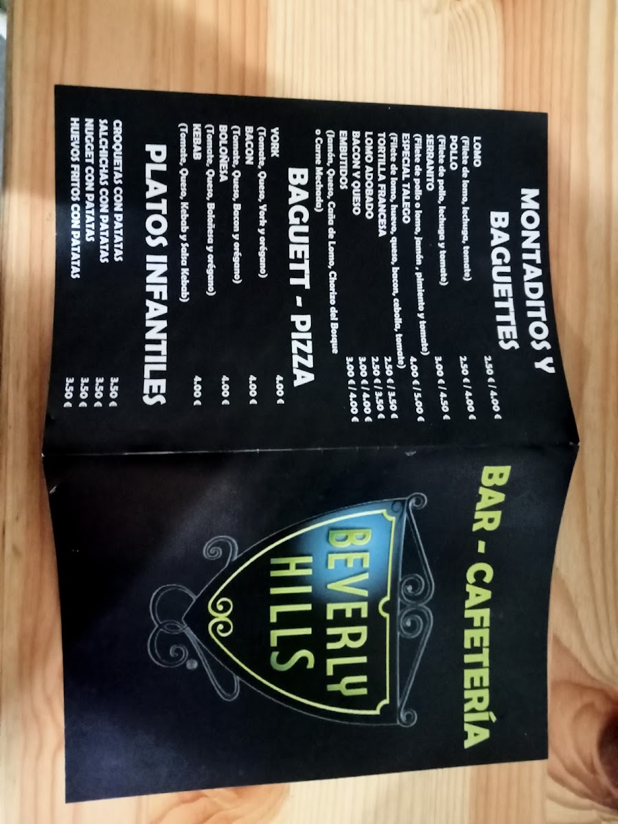 Cafe Bar Beverly Hills Photo Menu 4