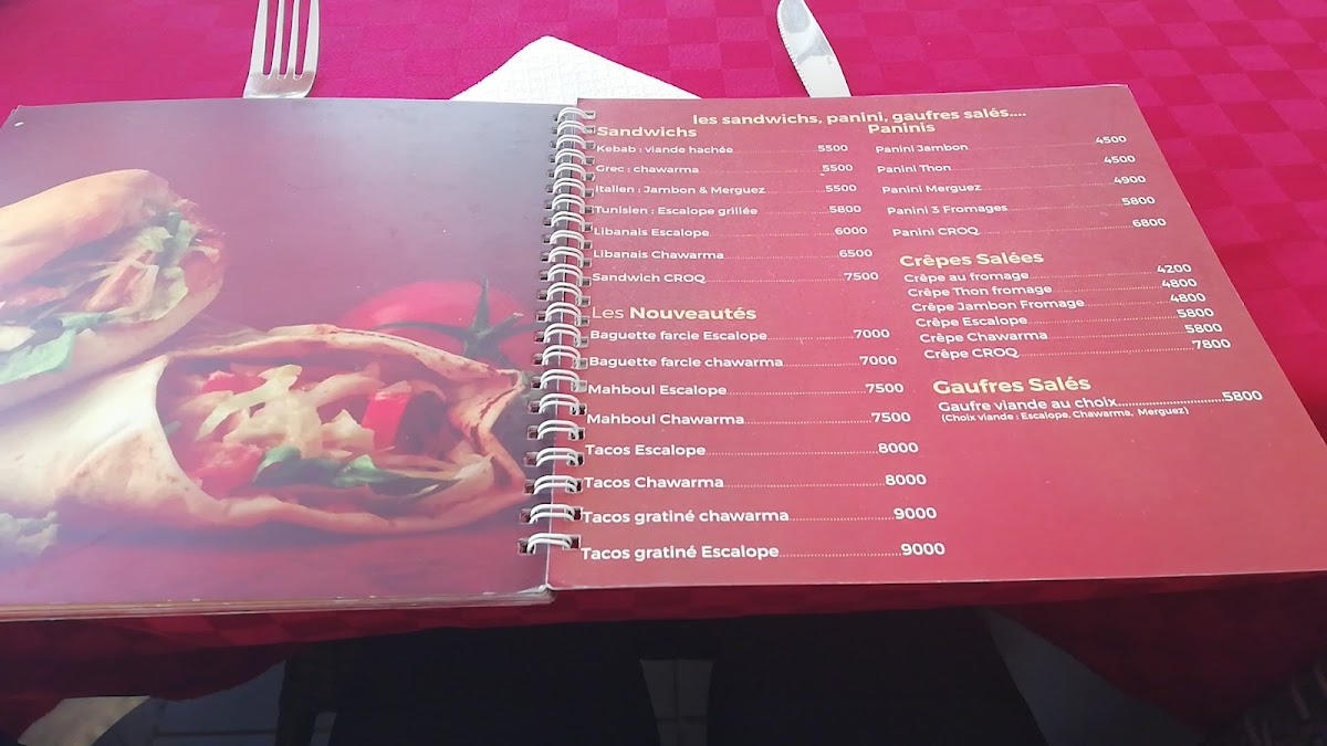 Croq Gabes Photo Menu 1