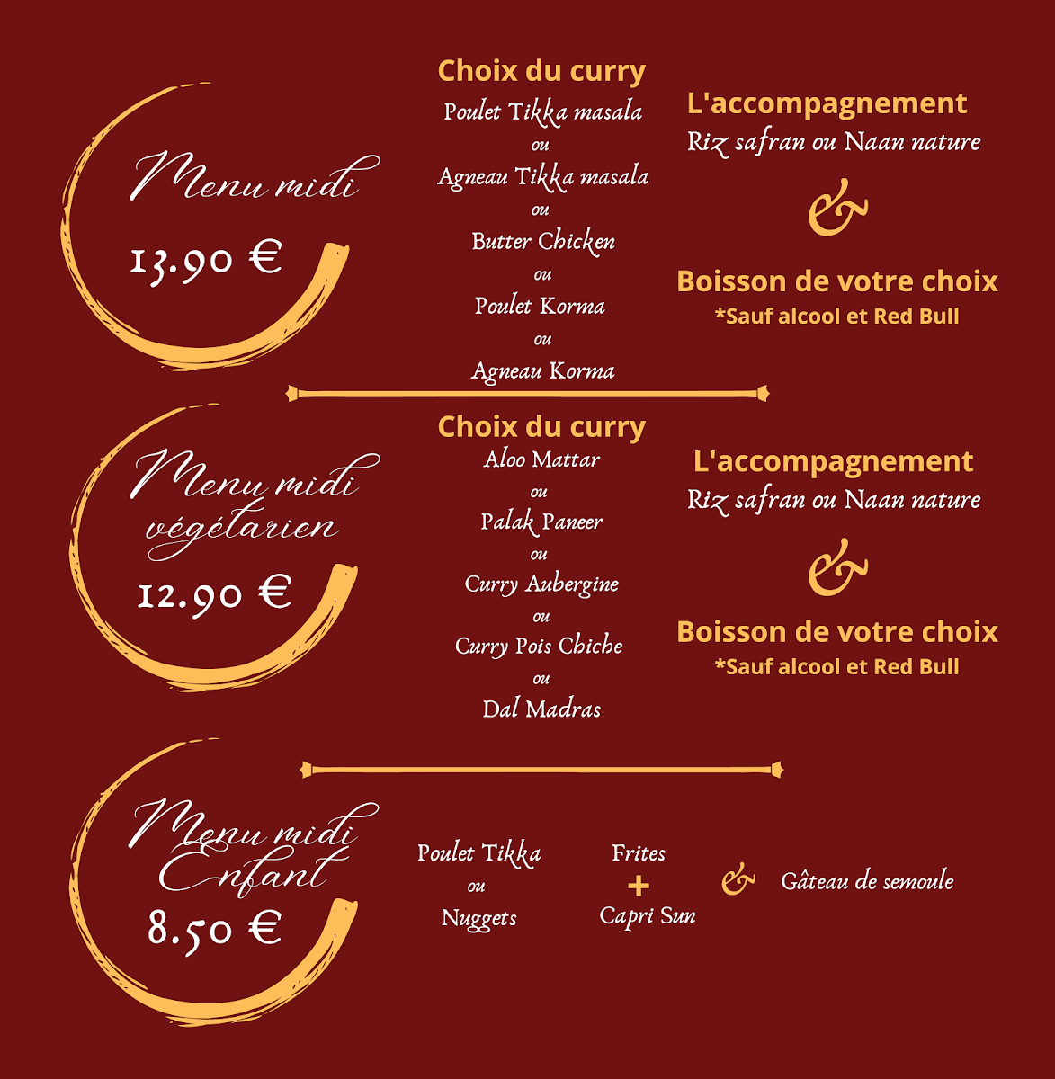 Madras Fast Food Photo Menu 4