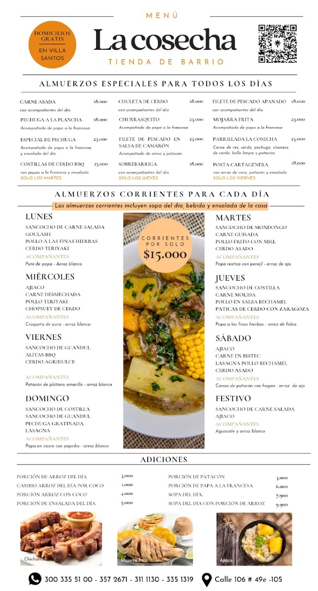 Tienda y Restaurante 'La Cosecha' Photo Menu 2