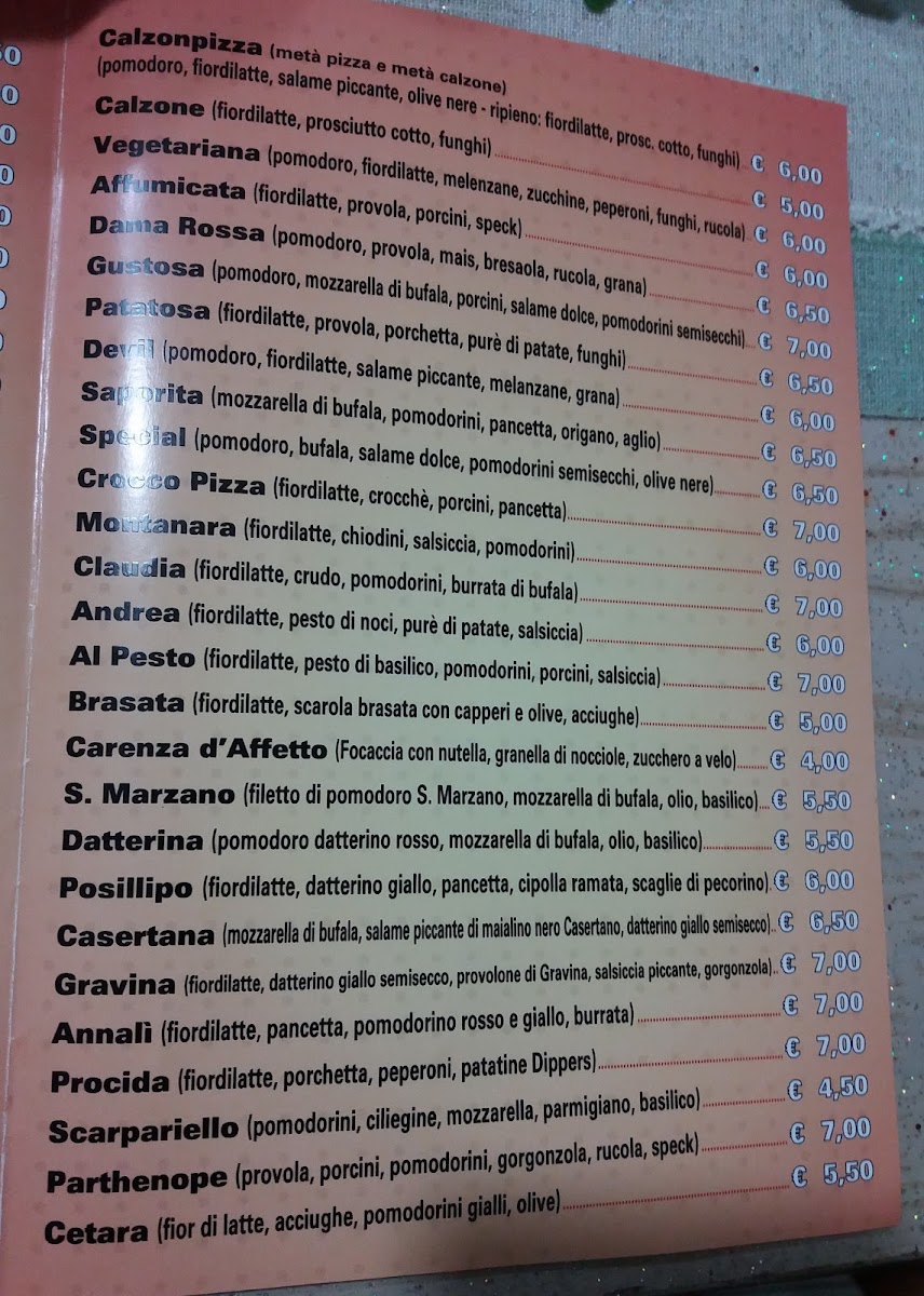 Pizzeria 'Parthenope' Photo Menu 2