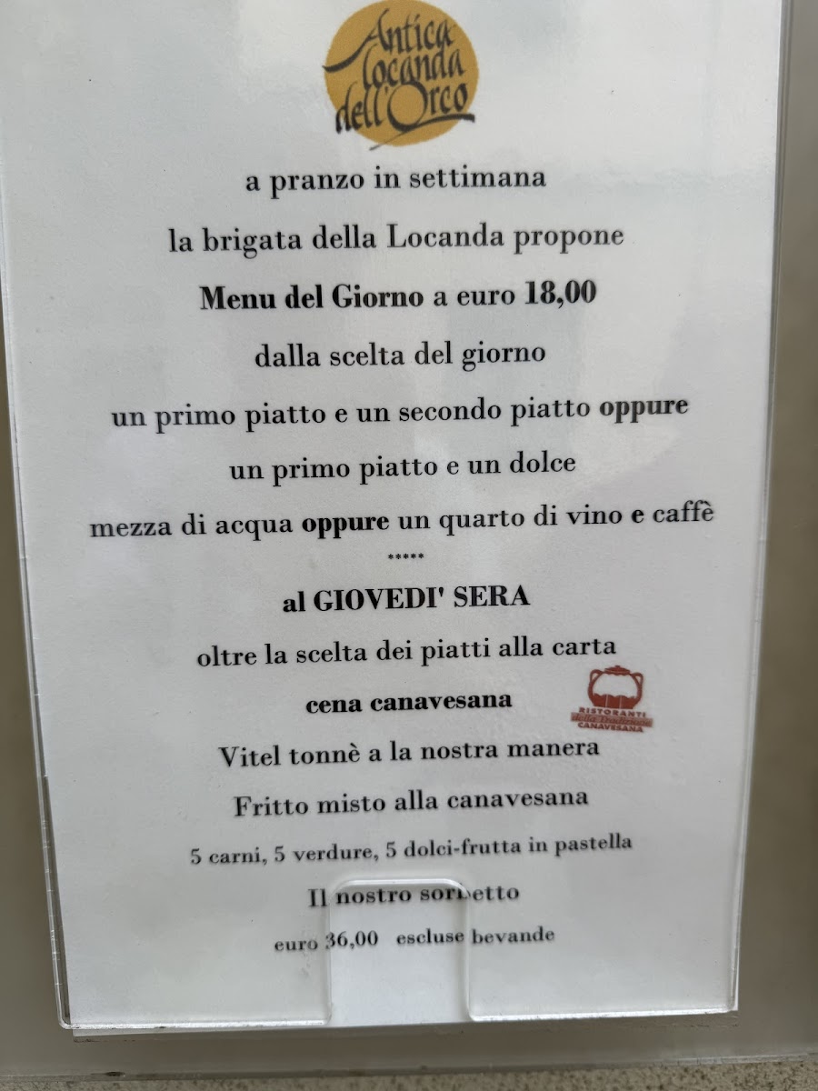 Antica Locanda dell'Orco Photo Menu 8