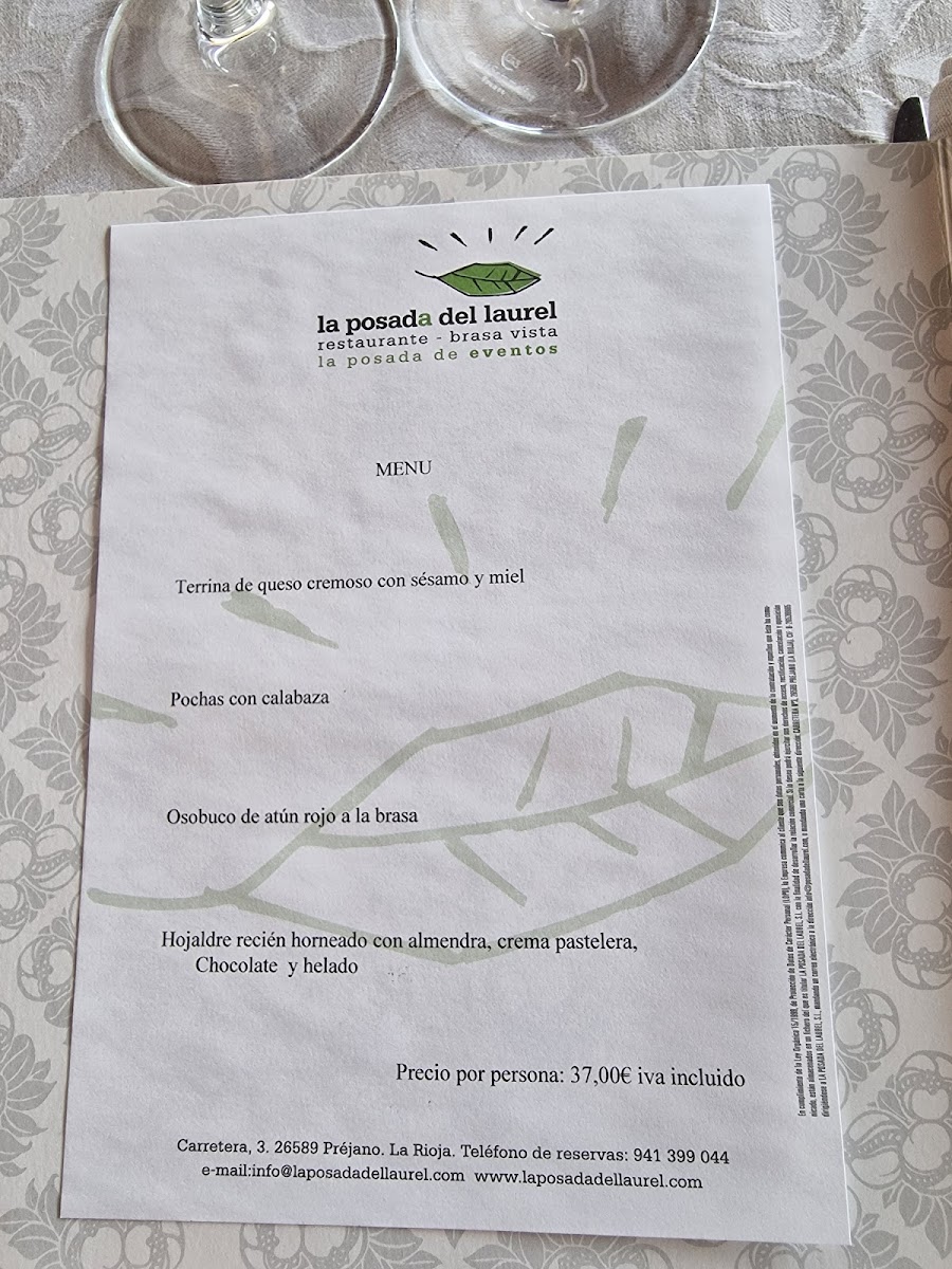 Restaurante La Posada Del Laurel Photo Menu 5