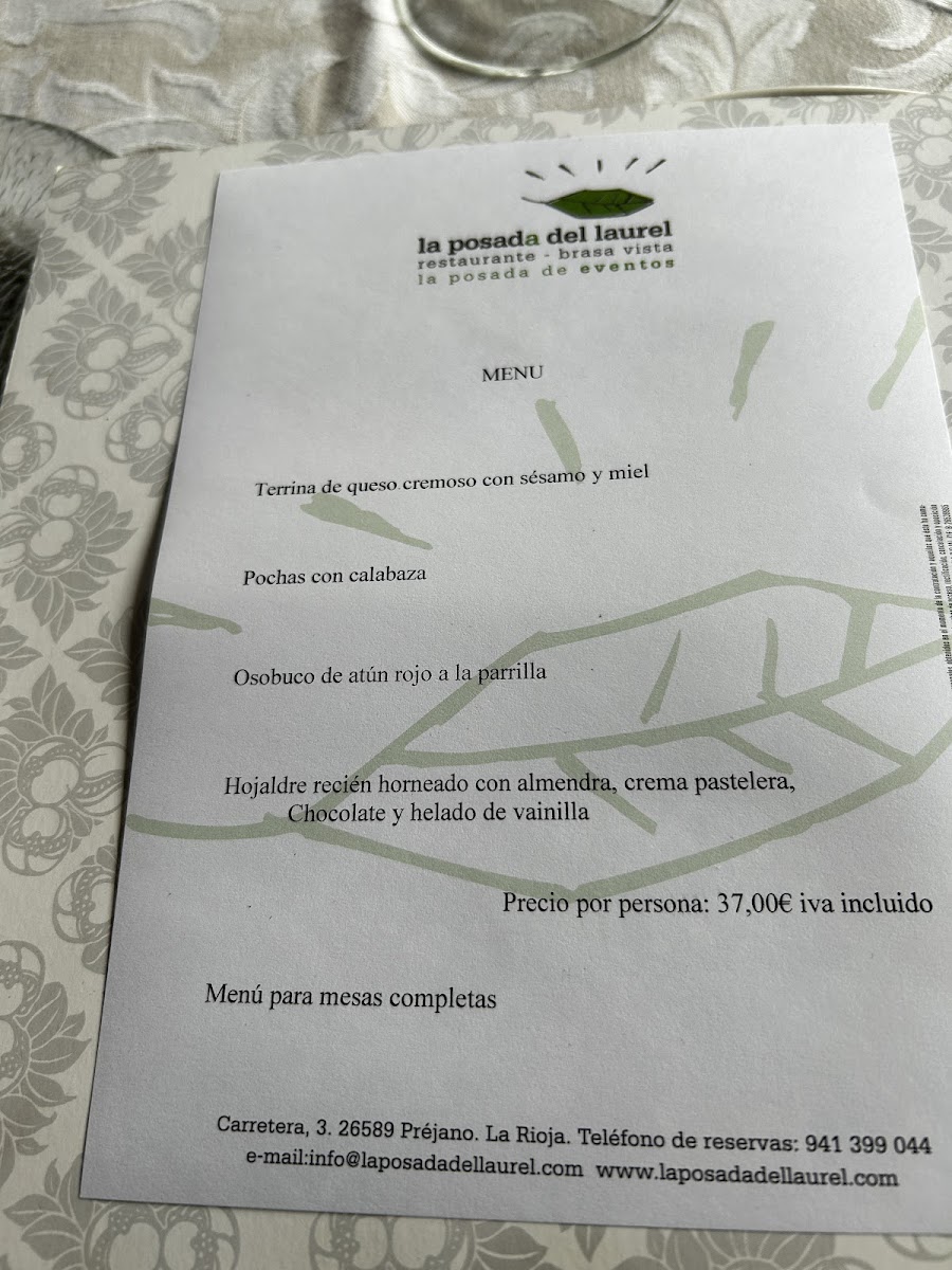 Restaurante La Posada Del Laurel Photo Menu 7